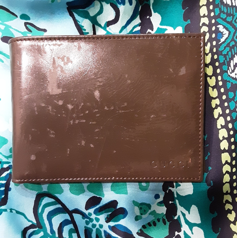 Gucci Brown Leather Wallet